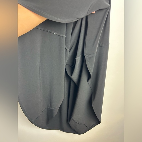 Jones New York VTG Y2K Midi Dress 10 Black Sleeveless V-Neck Beaded Sequins Hoco - Picture 12 of 14